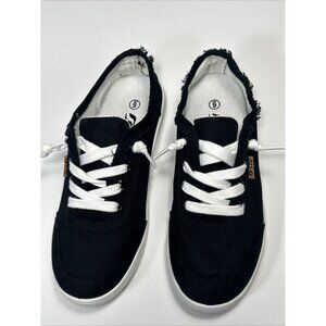 Women’s STQ Slip On Elees Black Shoes